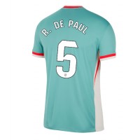 Maglia Calcio Atletico Madrid Rodrigo De Paul #5 Seconda Divisa 2024-25 Manica Corta